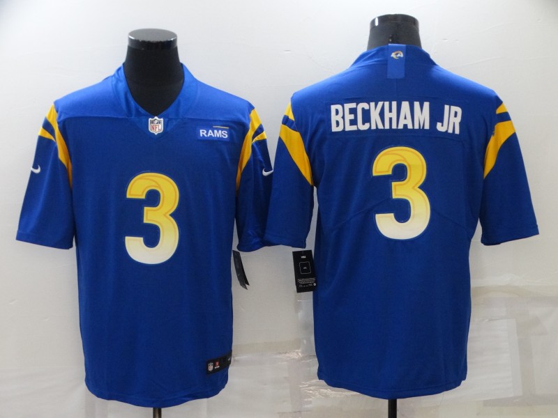 Men Los Angeles Rams #3 Beckham jr 2022 Nike Vapor Untouchable Limited NFL Jersey